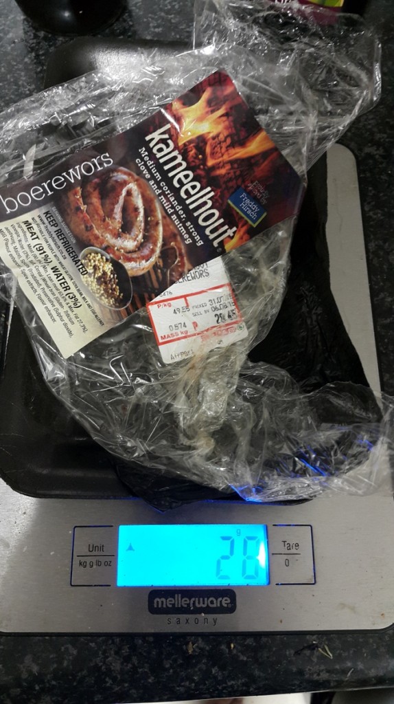 Boerewors packaging