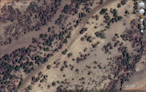 Sand mining in the Metsimotlhaba River - 2015